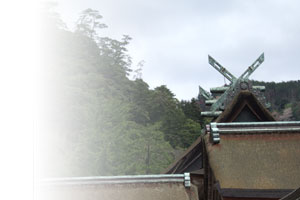 Temple building near Matsue, Japan